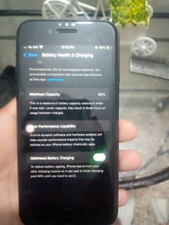 I phone se2020 10/10 jv 64 gb battery health 85 water pack with box