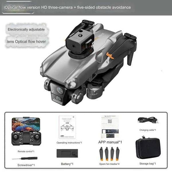 P25PRO Foldable Drone Brushless Motors Drones GPS Tracker Drone 1