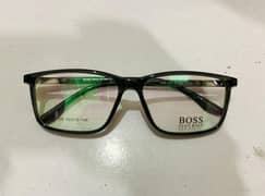 boss hugo metallic matt black, transparent,new style frame