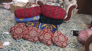 2 floor cushion with 4 Gao Takya & 4 back cushions