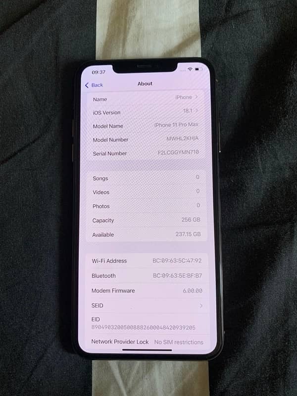 iPhone 11 Pro Max 256GB PTA APPROVED 8