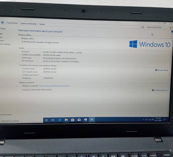 Lenovo T460 i5 - 6th - Generation  8GB - RAM  256GB - SSD 4