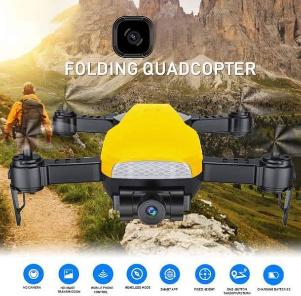 LH_41X Foldable Camera Drone with high Quality Obstacle Avoidance 5