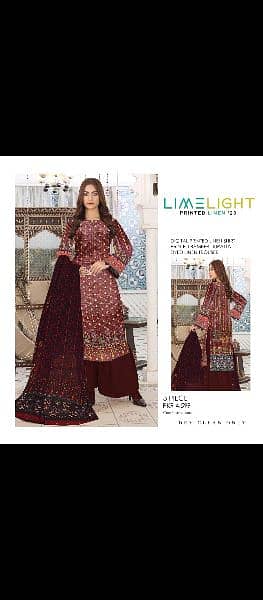 Limelight winter collection linen Unstich 4