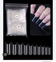 artificial transparnt nail Korean