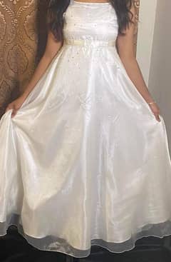 White Wedding Gown for Bridals