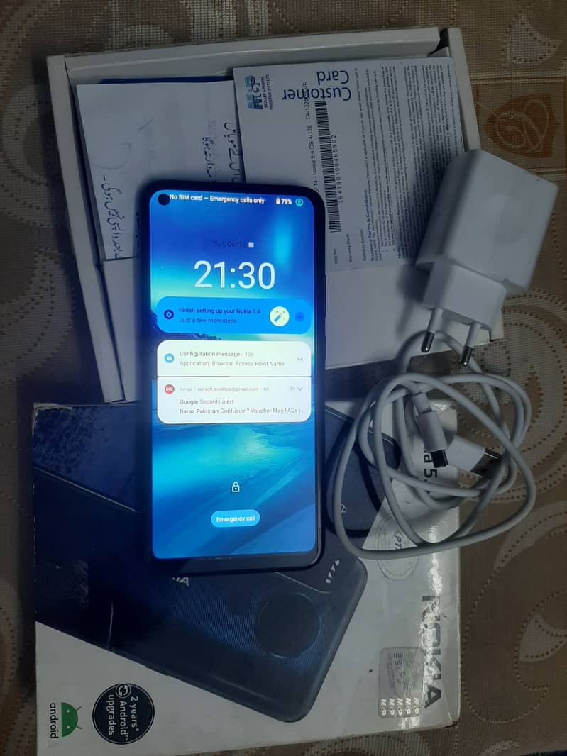 Nokia5.4 Full Box,  4/128, NO open no repair 2