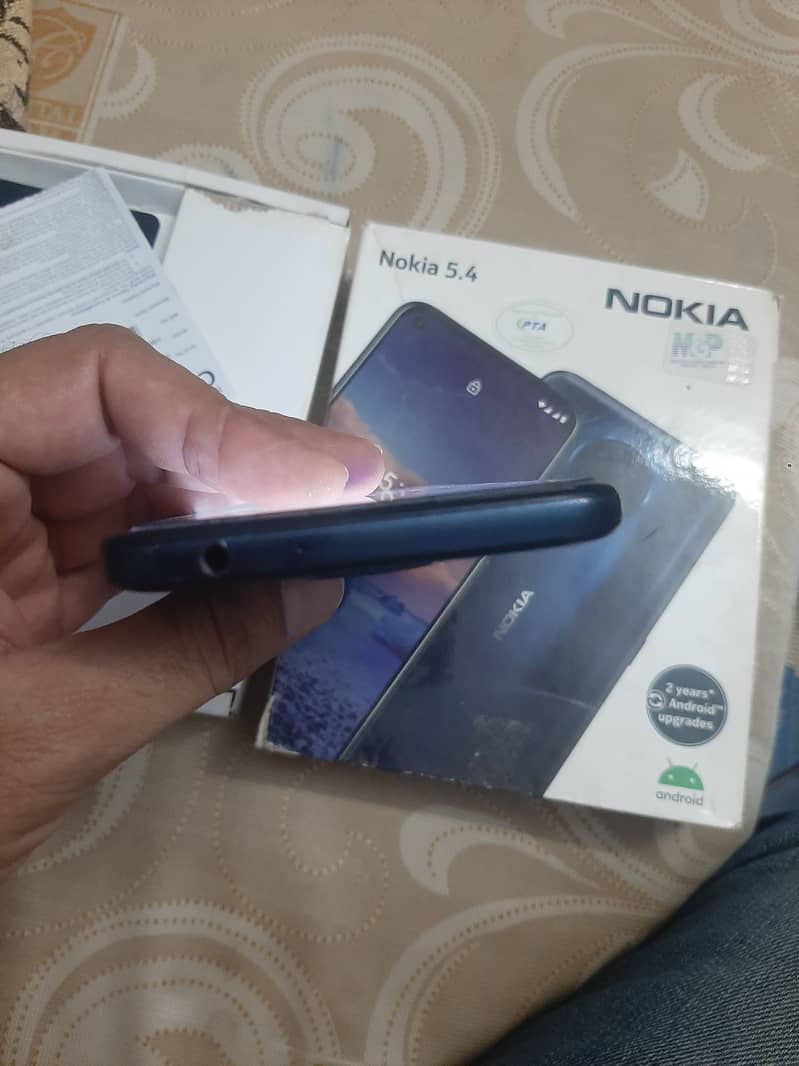 Nokia5.4 Full Box,  4/128, NO open no repair 5