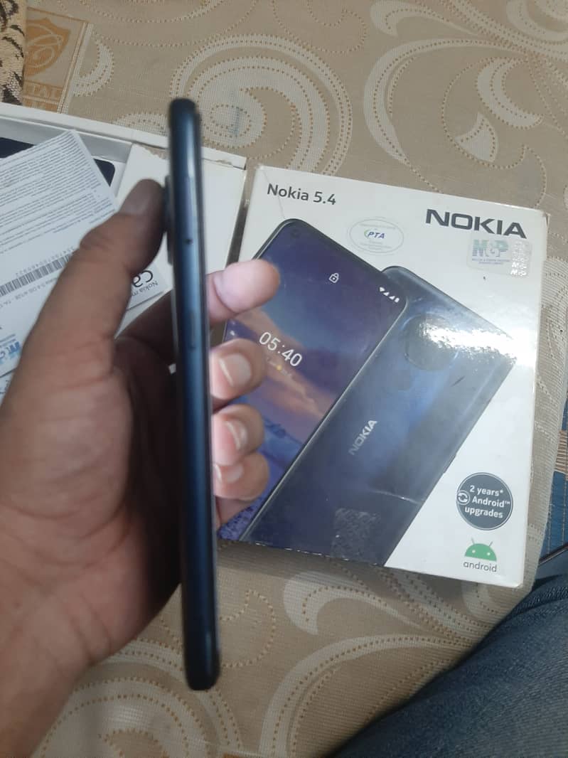 Nokia5.4 Full Box,  4/128, NO open no repair 6