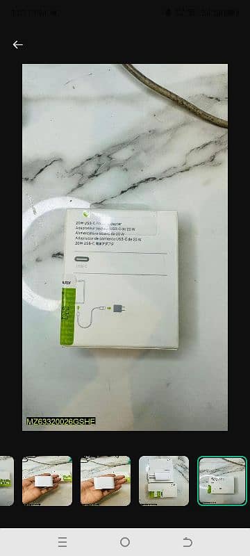 ORIGINAL APPLE CHARGER 20W IMPORTED FROM (APPLE STORE) DUBAI 1