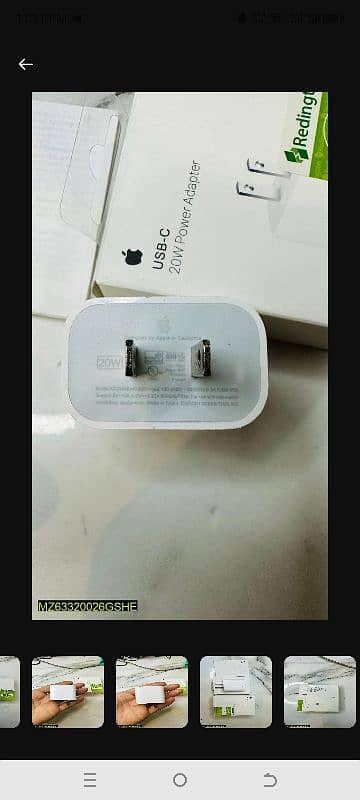 ORIGINAL APPLE CHARGER 20W IMPORTED FROM (APPLE STORE) DUBAI 3