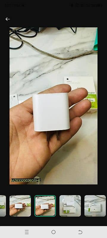 ORIGINAL APPLE CHARGER 20W IMPORTED FROM (APPLE STORE) DUBAI 4