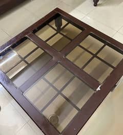 large square shaped center table