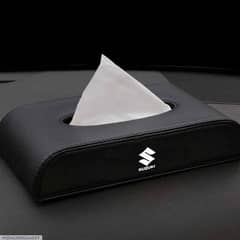 Car dashboard tissue box