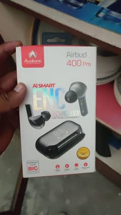 Audionic Airbuds 400 Pro In a V Good Condition Good battery and sound