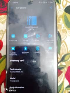 Tecno Spark 8C Model KG5K