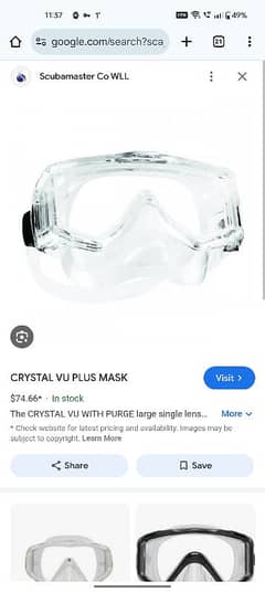 scubapro crystal vu mask for san diego divers 0