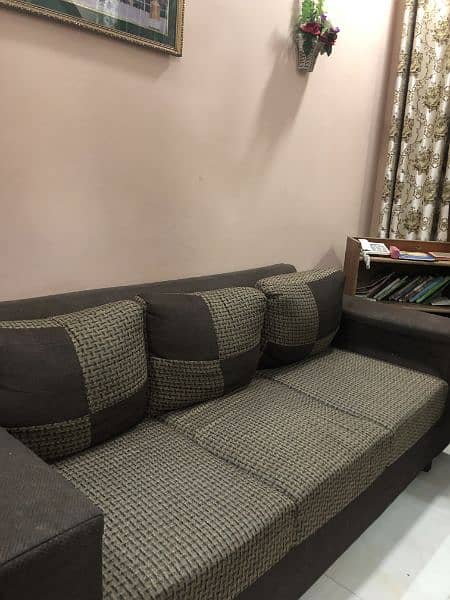 6 Seater Sofa & 1 Deewan For Sale 3