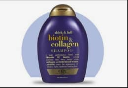 Biotin and collagen shampoo