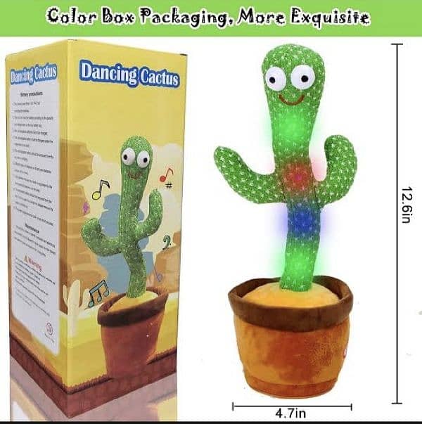 Dancing cactus taking toy 0