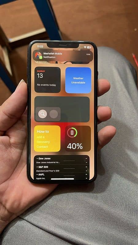 iPhone xs max 64 gb battery health 81 only touch glass change 5