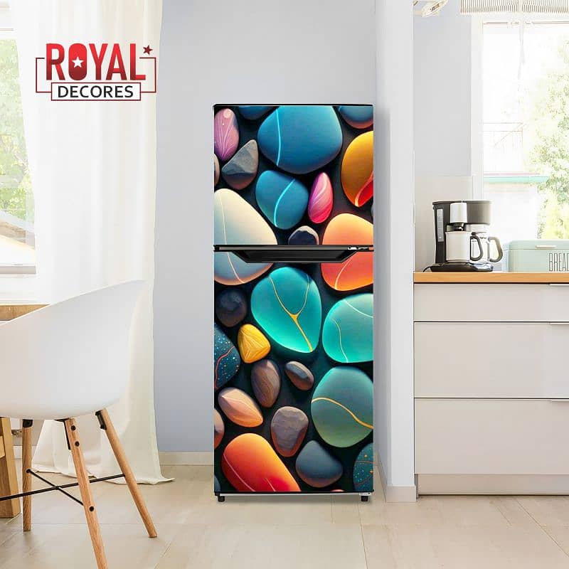 Royal Fridge Sticker, Waterproof and Self-adhesive PVC/Vinyl 3