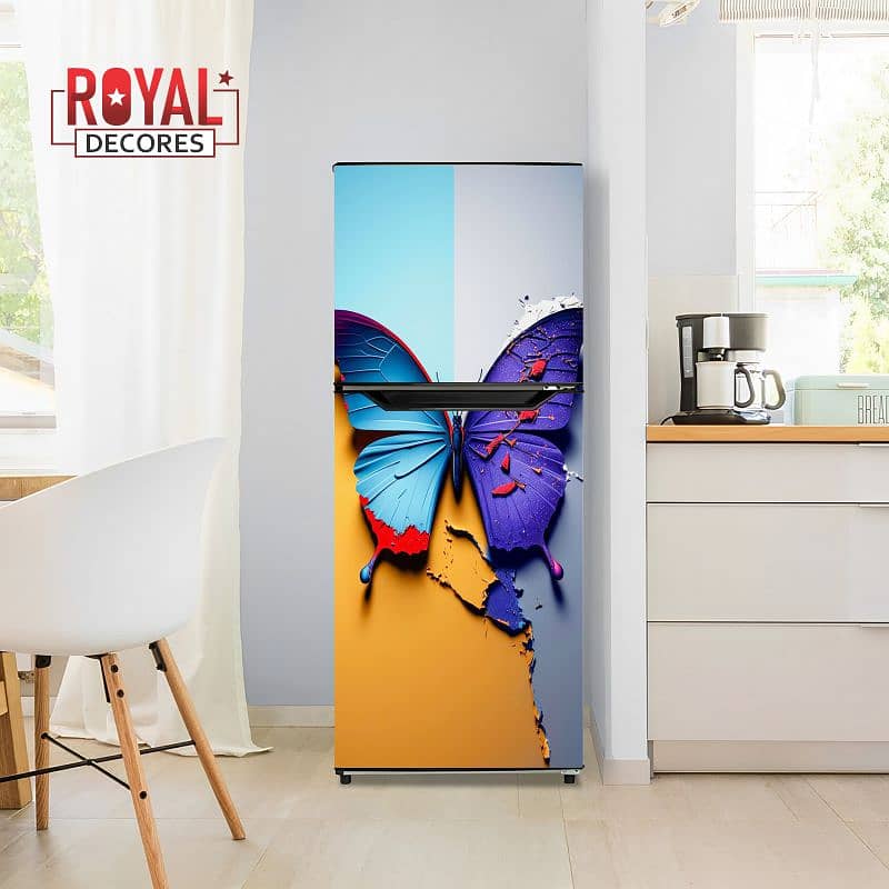 Royal Fridge Sticker, Waterproof and Self-adhesive PVC/Vinyl 4