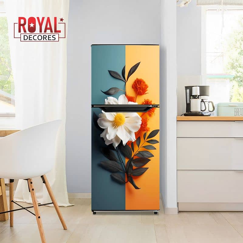 Royal Fridge Sticker, Waterproof and Self-adhesive PVC/Vinyl 5