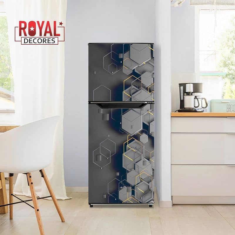 Royal Fridge Sticker, Waterproof and Self-adhesive PVC/Vinyl 9