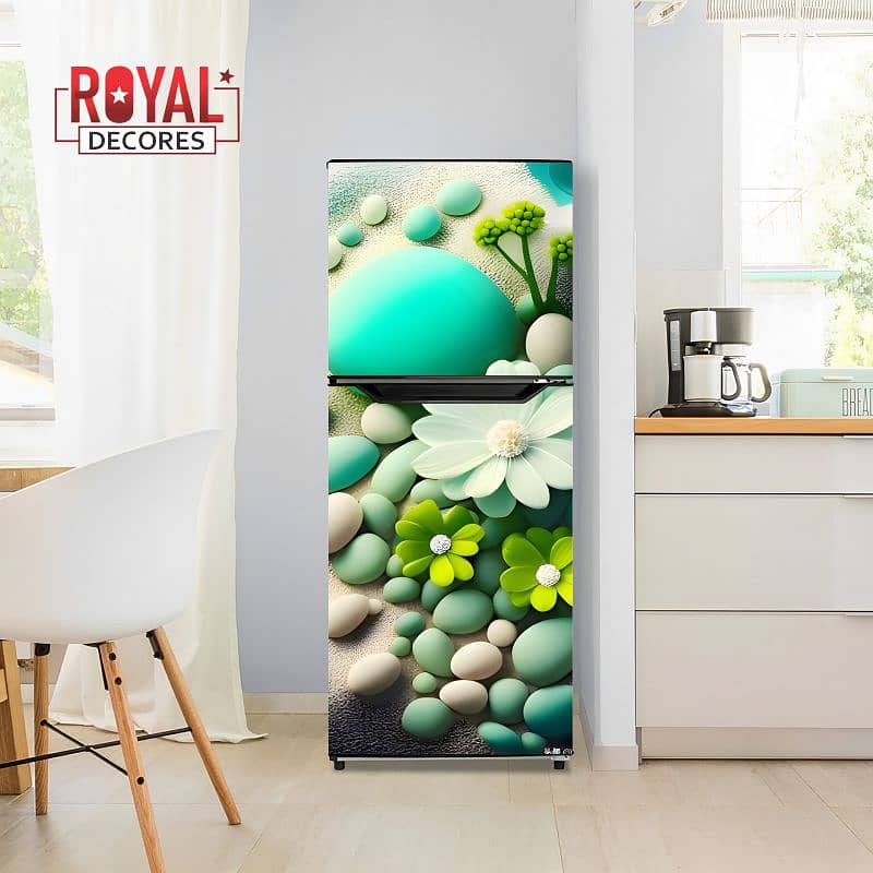 Royal Fridge Sticker, Waterproof and Self-adhesive PVC/Vinyl 16