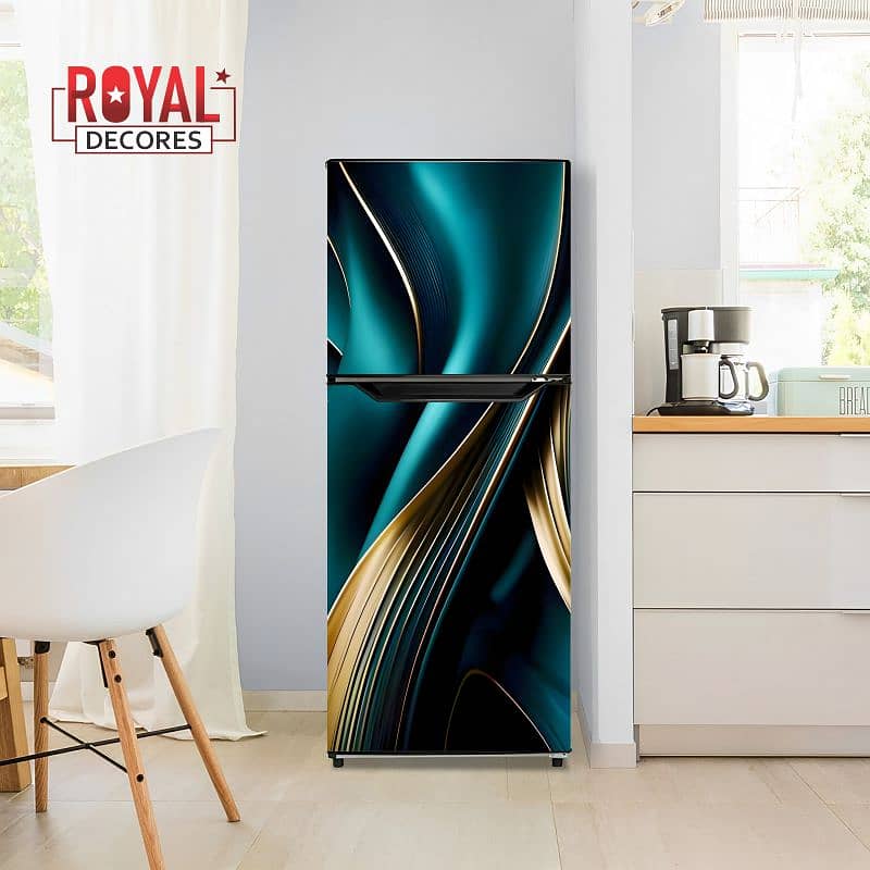 Royal Fridge Sticker, Waterproof and Self-adhesive PVC/Vinyl 17