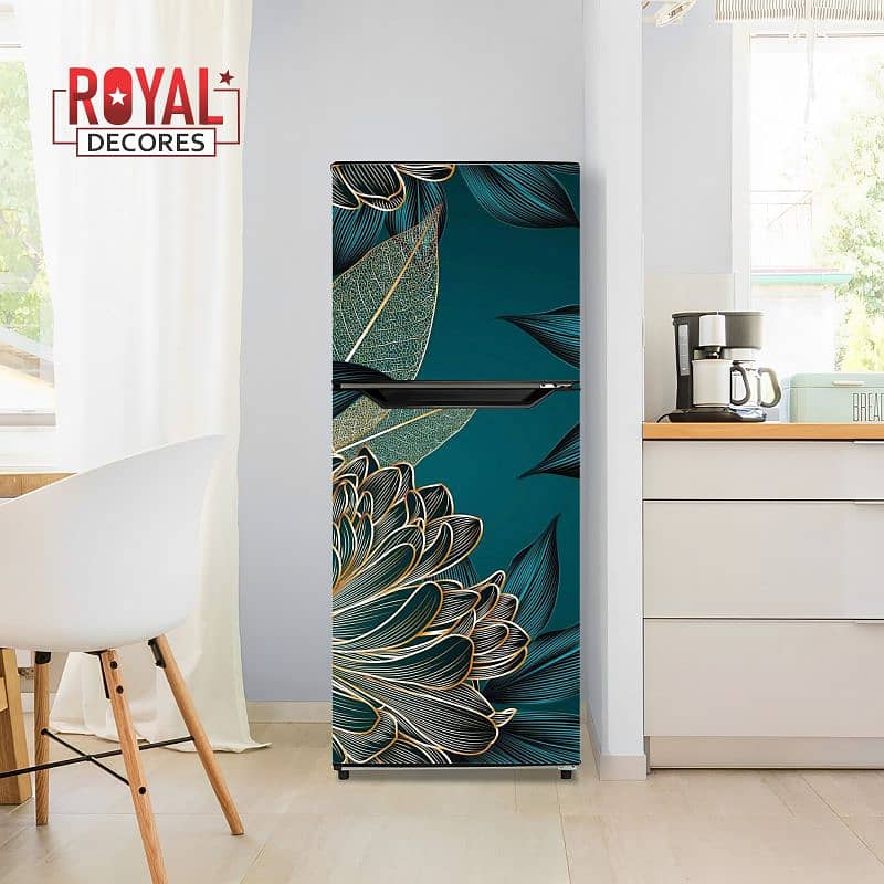 Royal Fridge Sticker, Waterproof and Self-adhesive PVC/Vinyl 18