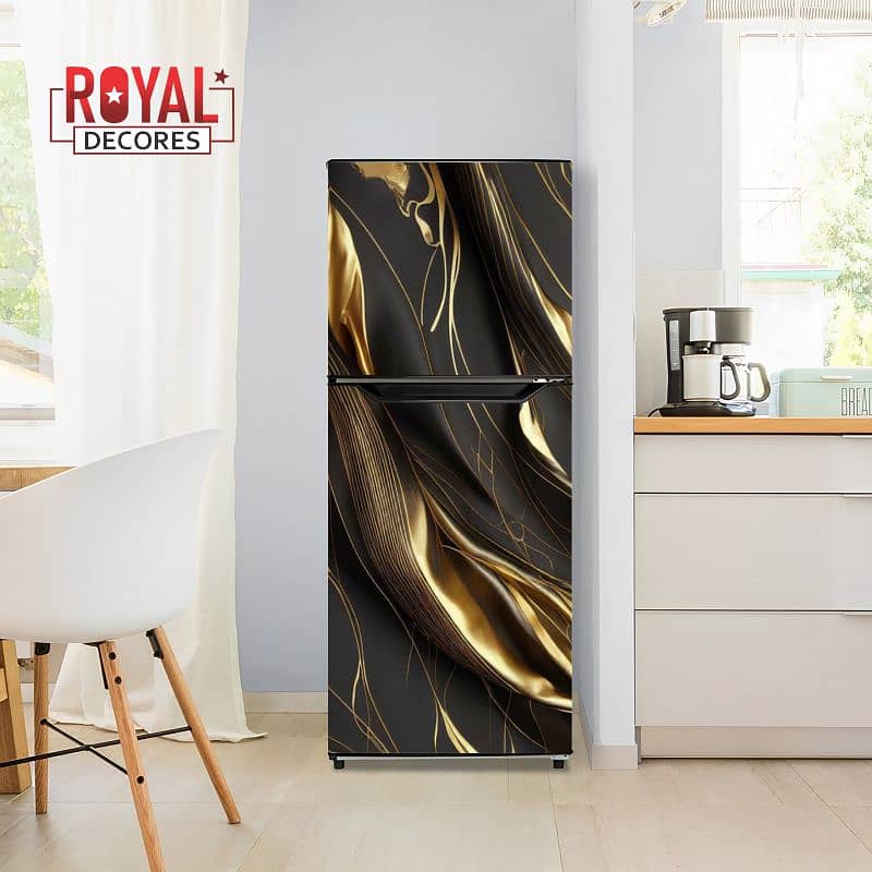 Royal Fridge Sticker, Waterproof and Self-adhesive PVC/Vinyl 19