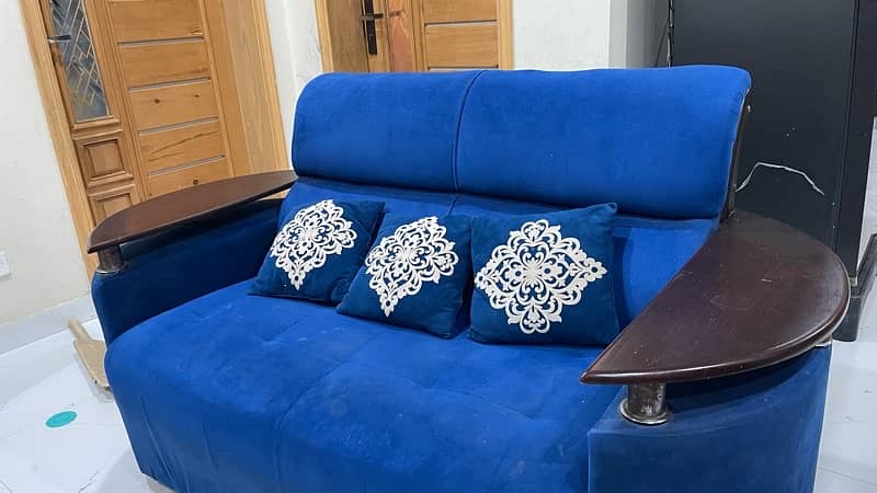 6 seater sofa set pure wood 4