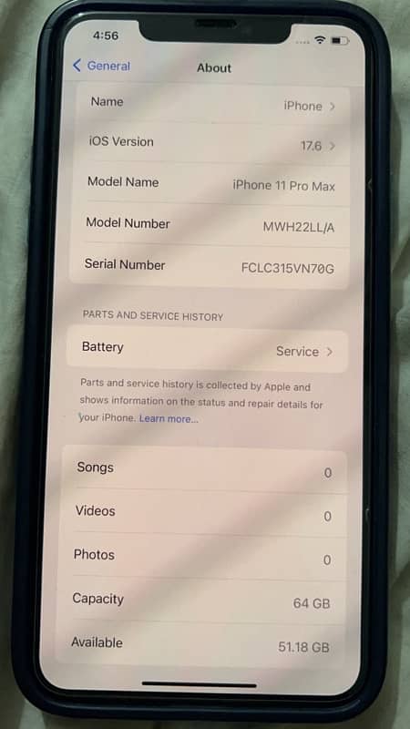 iphone 11pro max non pta 64gb 0