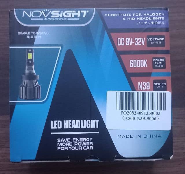 NOVIGHT N39 LED's (H4/9006) 4