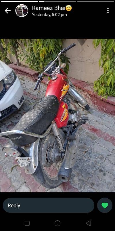 honda cg 125 2021 model lahore punjab regitration 2