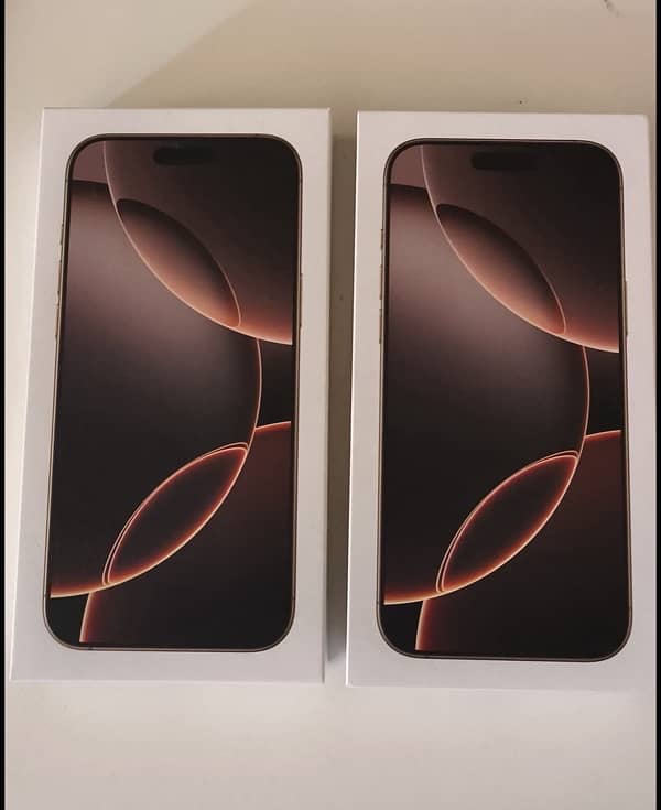 iPhone 16 Pro Max 256GB Desert titanium non active seald box 0