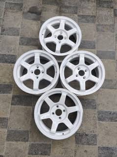 15 inch TE37 concave Alloy rims