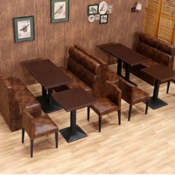 High Back Sofa Fast Food Hotel Cafe Restaurant Banquet Furniture Stock 2