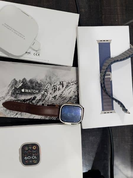 Apple Ultra 2 watch with original box and strap. 5