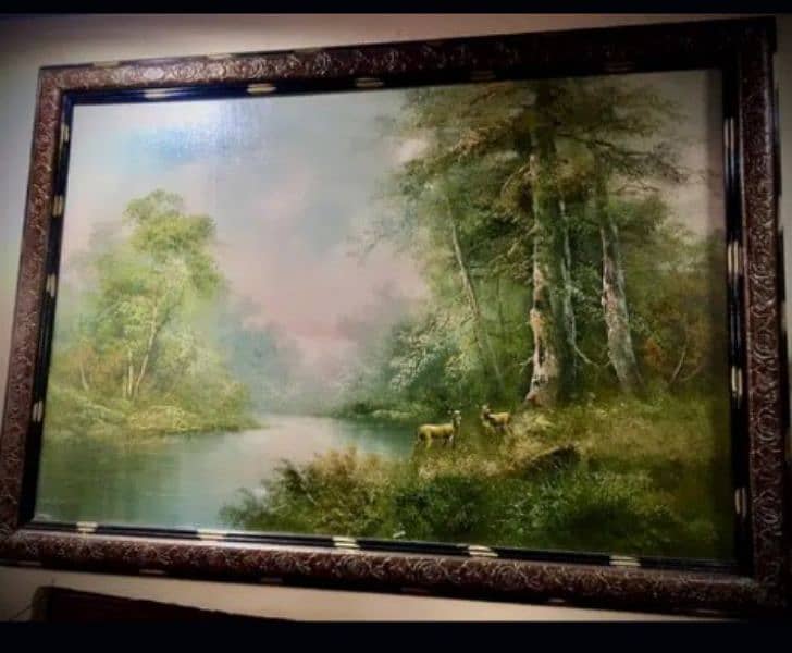 handmade painting antique piece 0