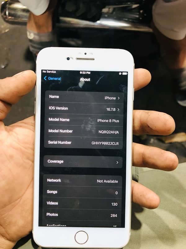 iPhone 8plus PTA proof 256gb 1