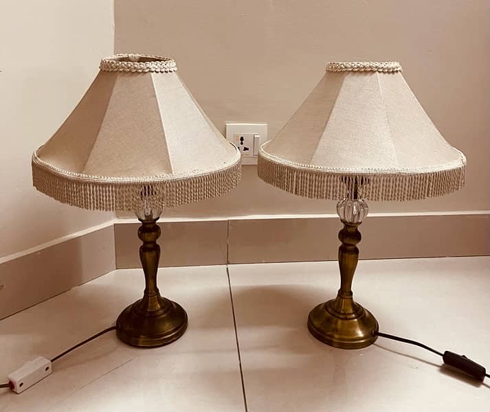 Impored antique pair of lamp 2