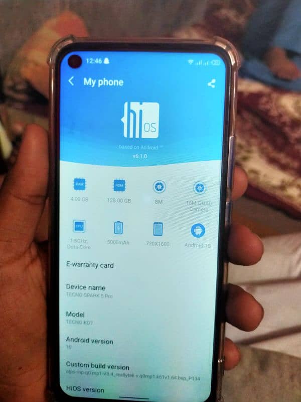 Tecno spark 5 pro 4gb 128gb 6