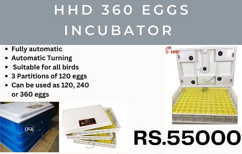 New models of birds eggs incubators available starting from 8 eggs 17