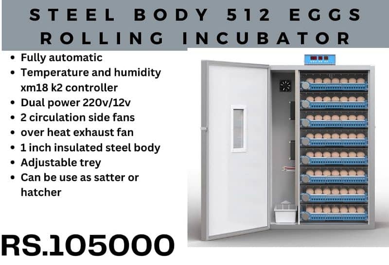 New models of birds eggs incubators available starting from 8 eggs 19