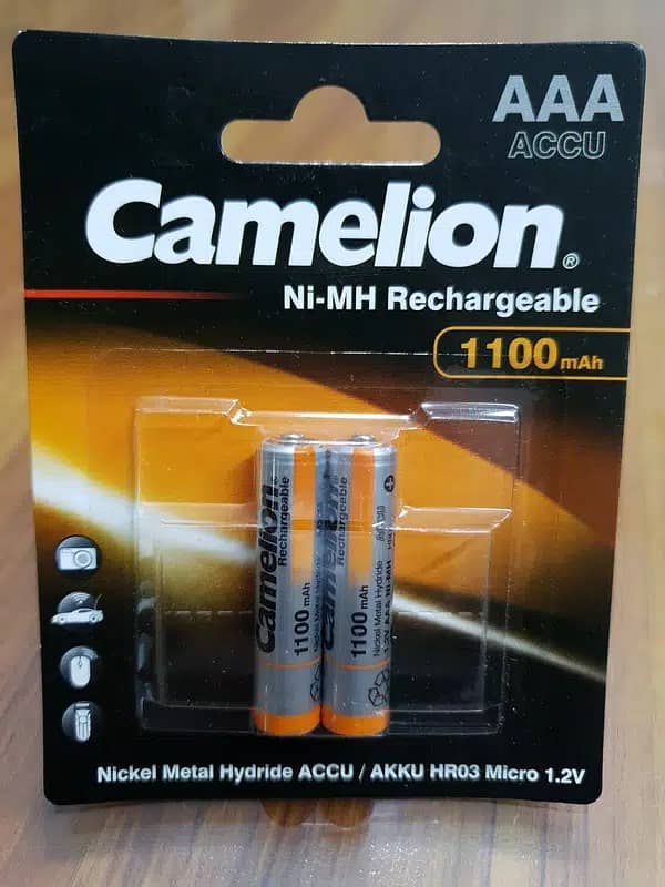 Camelion Rechargeable Cells 1