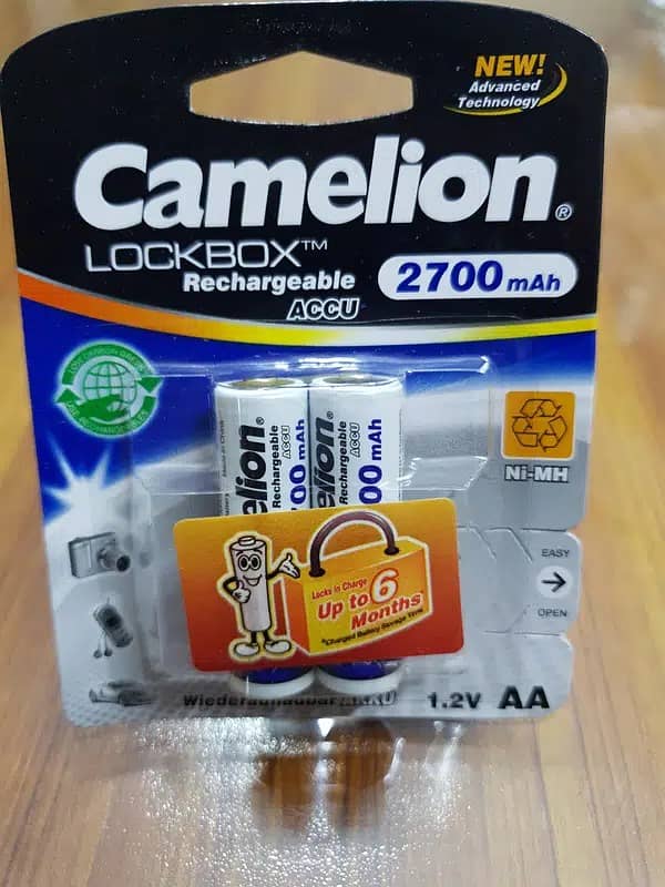 Camelion Rechargeable Cells 2