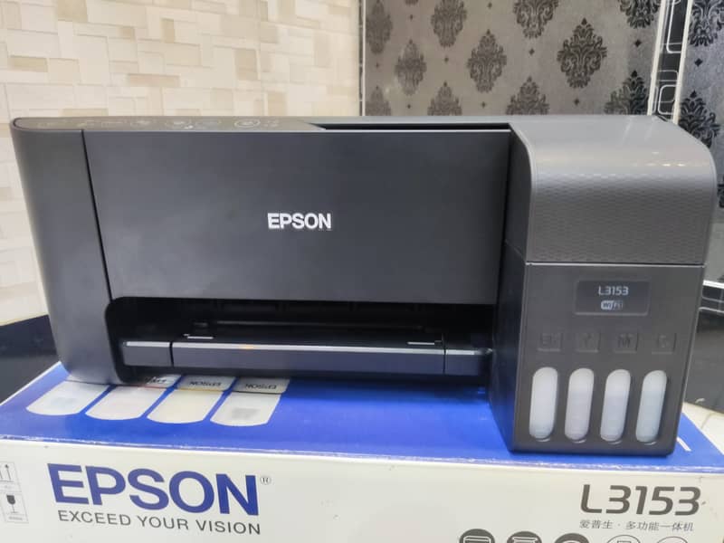 Epson L3153 WIFI Wireless All in one printer Print, Scan & Color & Bl 8